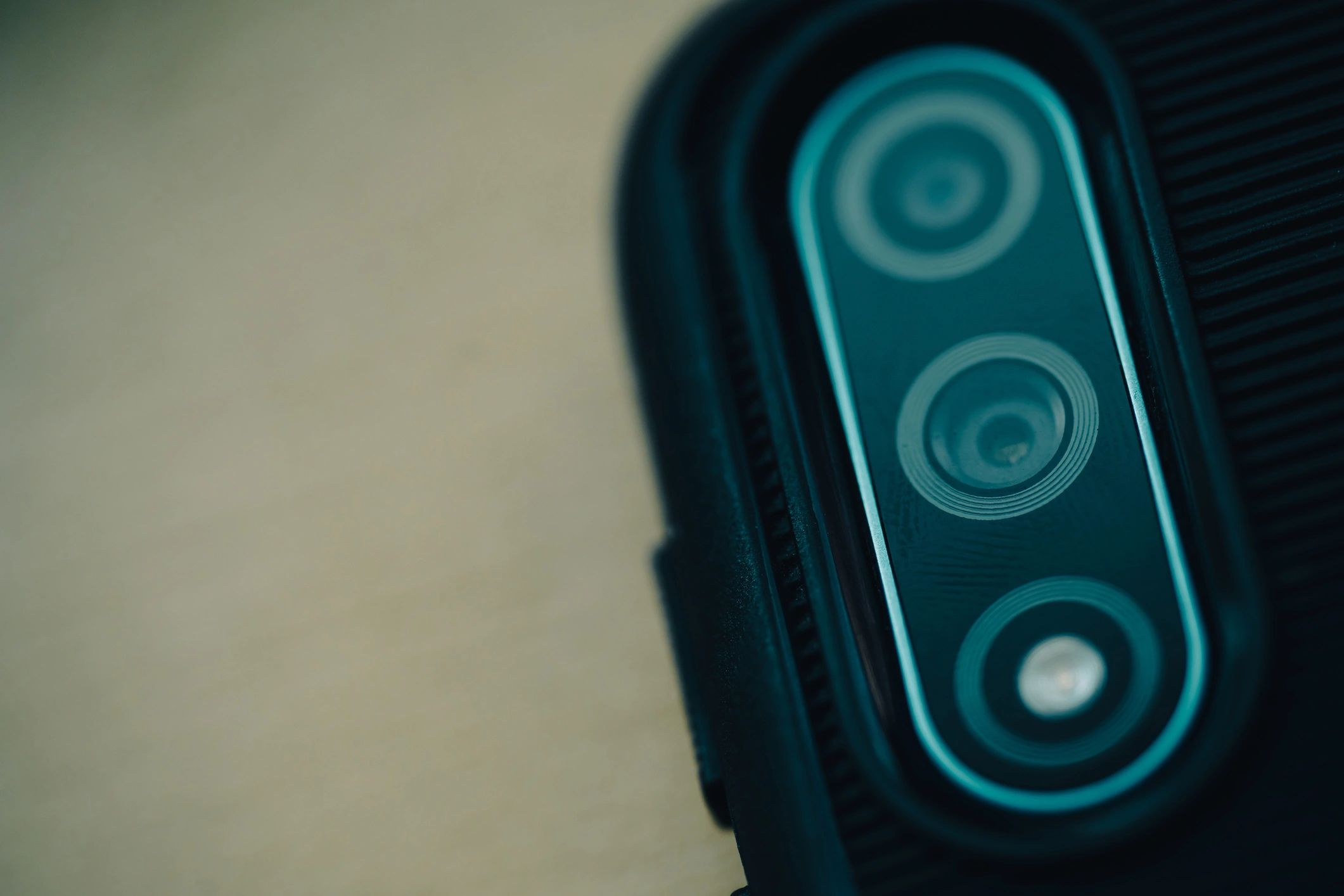 Modern smartphone camera close-up representing mobile electronics