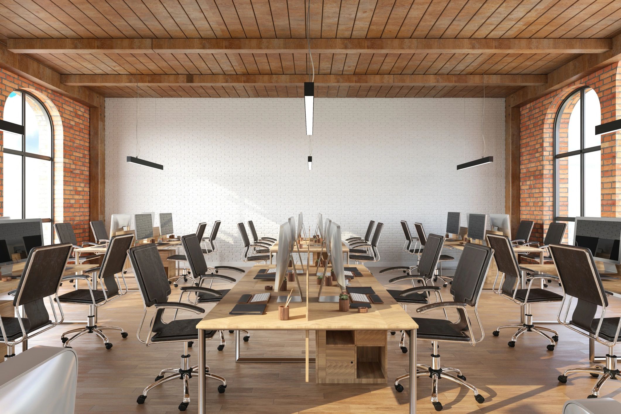 Modern technology workspace for computing solutions