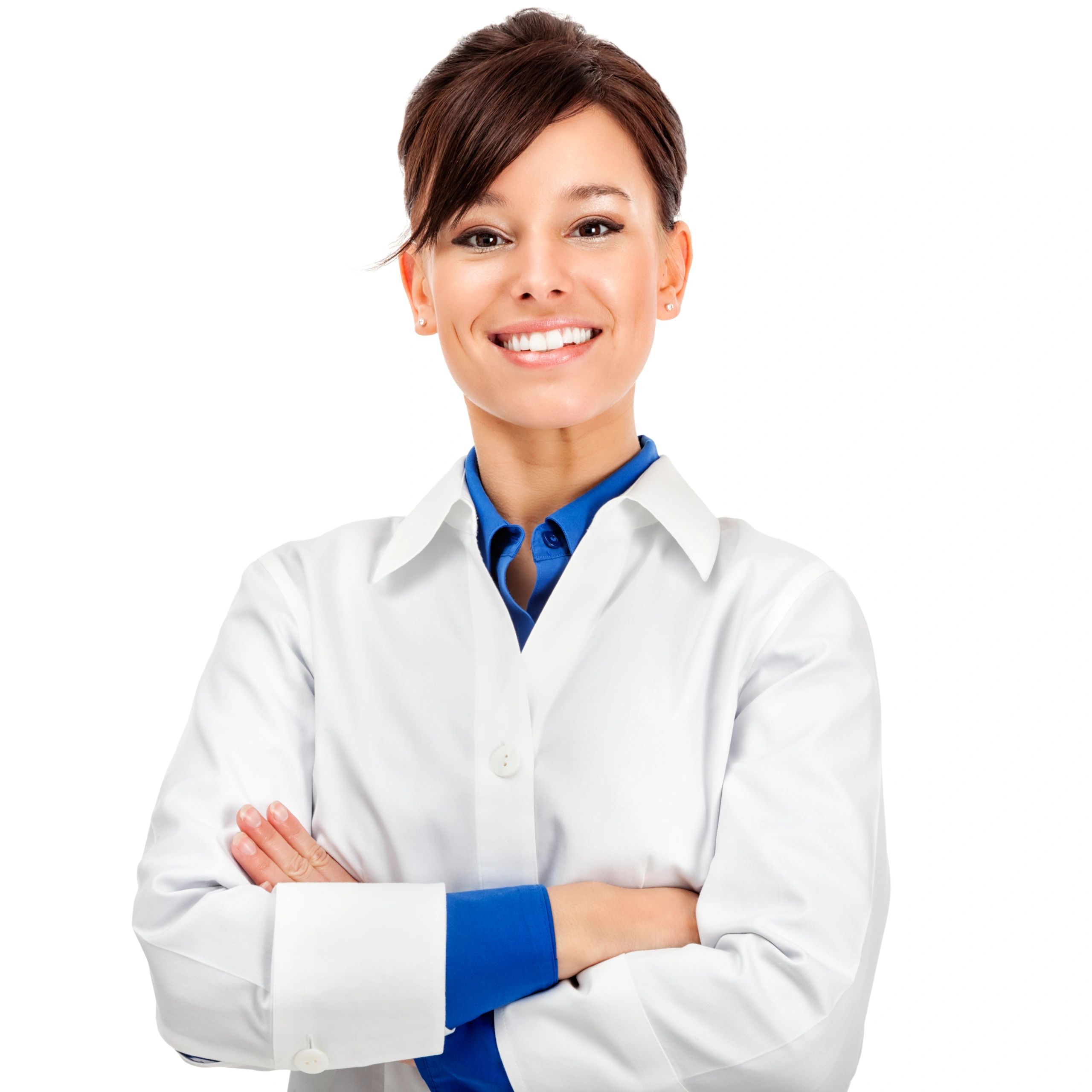 Portrait of professional customer